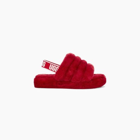 UGG Fluff Yeah - Badesandaler Barn - Rød (NO-X724)